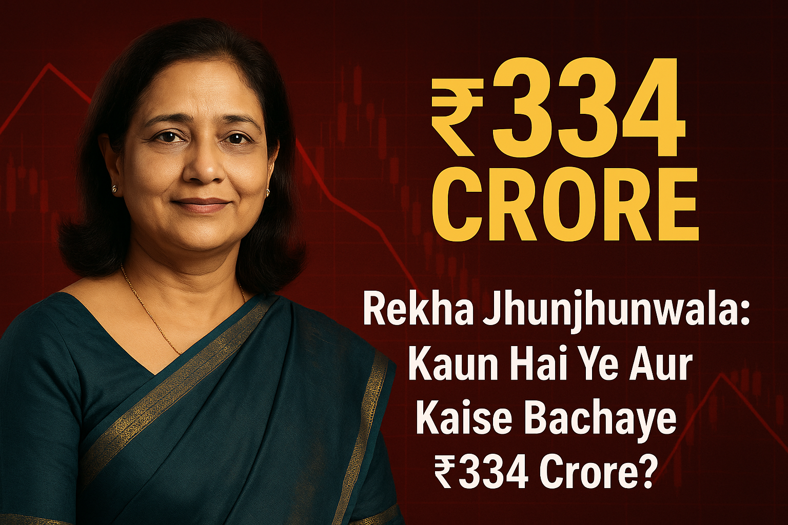 Rekha Jhunjhunwala ₹334 Crore Exit – A Lesson in Smart Investing